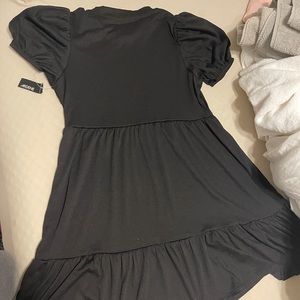 Ardens black flare dress new with tags size medium waist 28-29 and hips 38-39